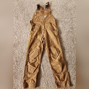 Carhartt Overalls 30x32 Rugged Flex Relaxed Fit Canvas Bib Overalls